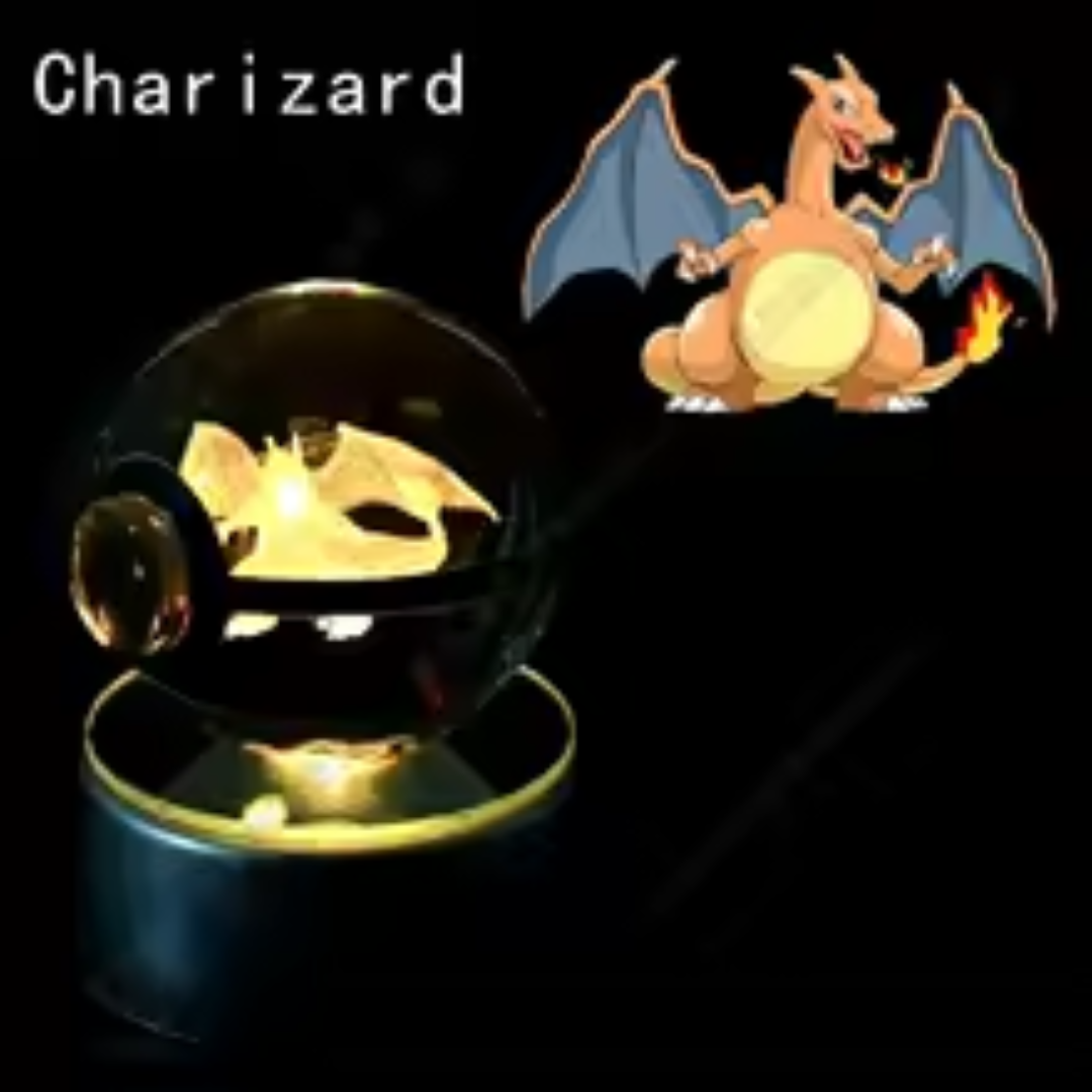 Orbes de Pokémon en 3D con RGB