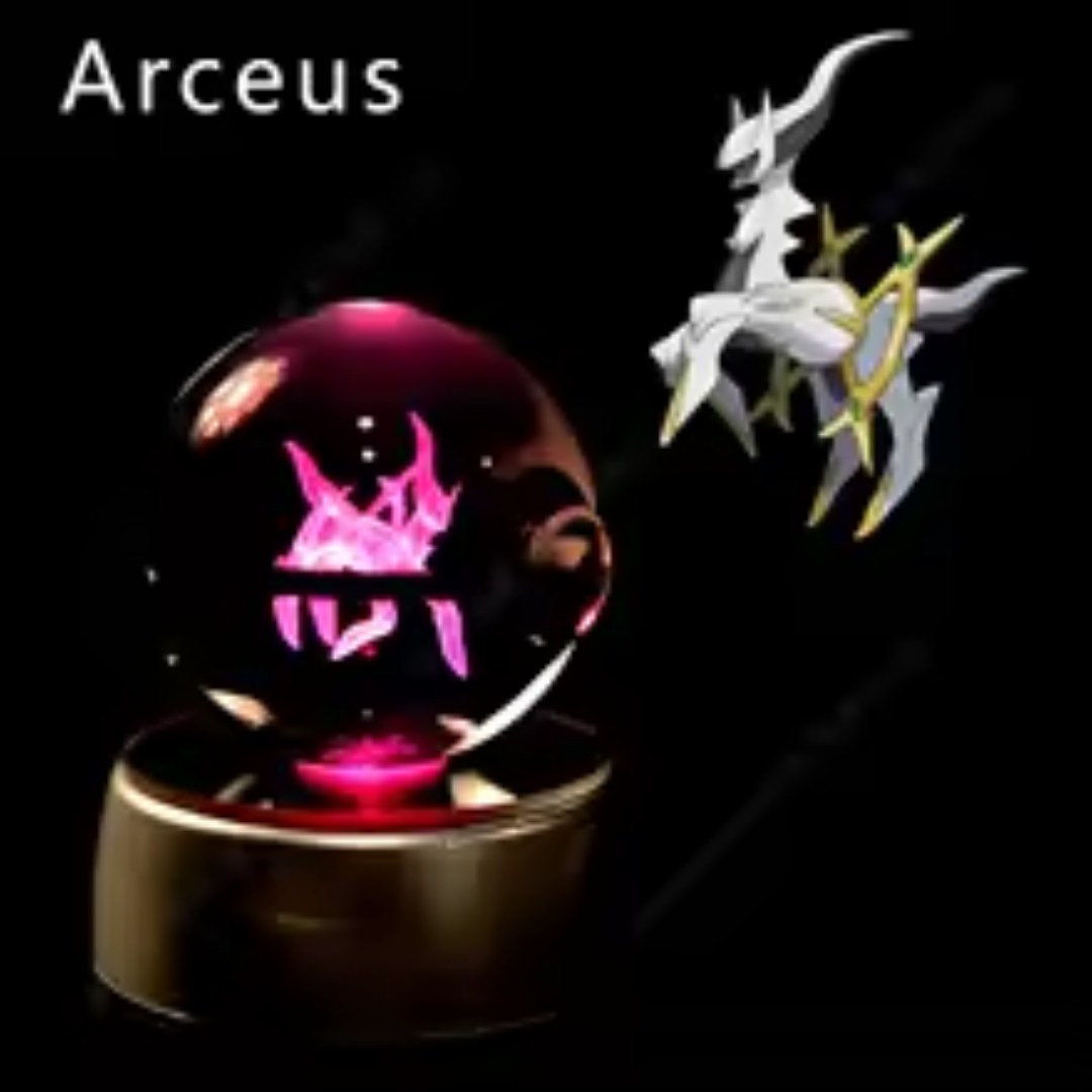 Orbes de Pokémon en 3D con RGB
