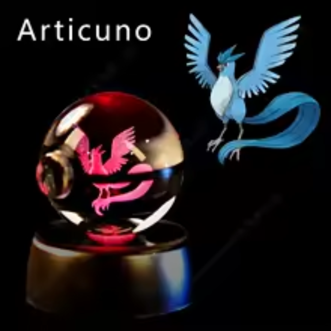 Orbes de Pokémon en 3D con RGB