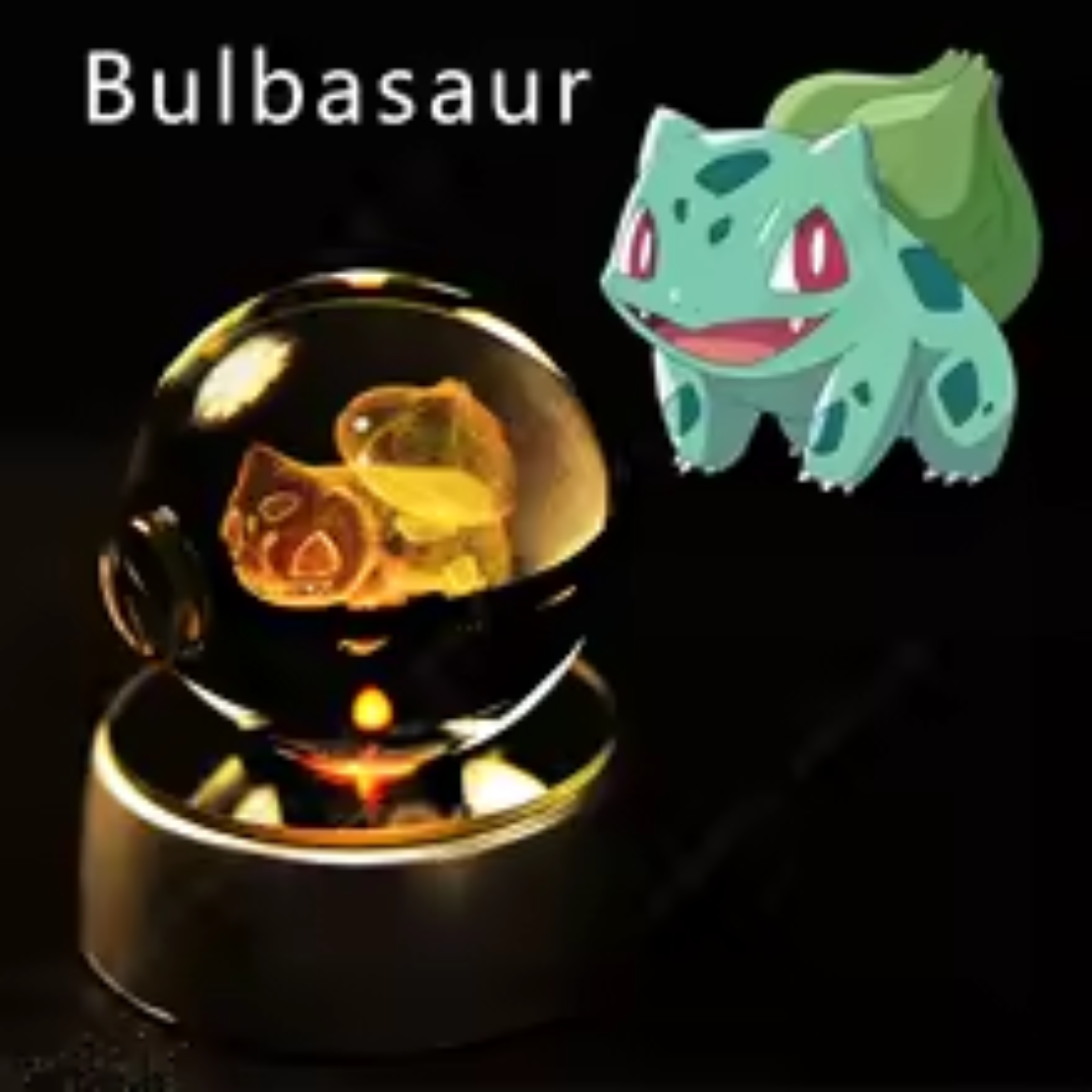 Orbes de Pokémon en 3D con RGB