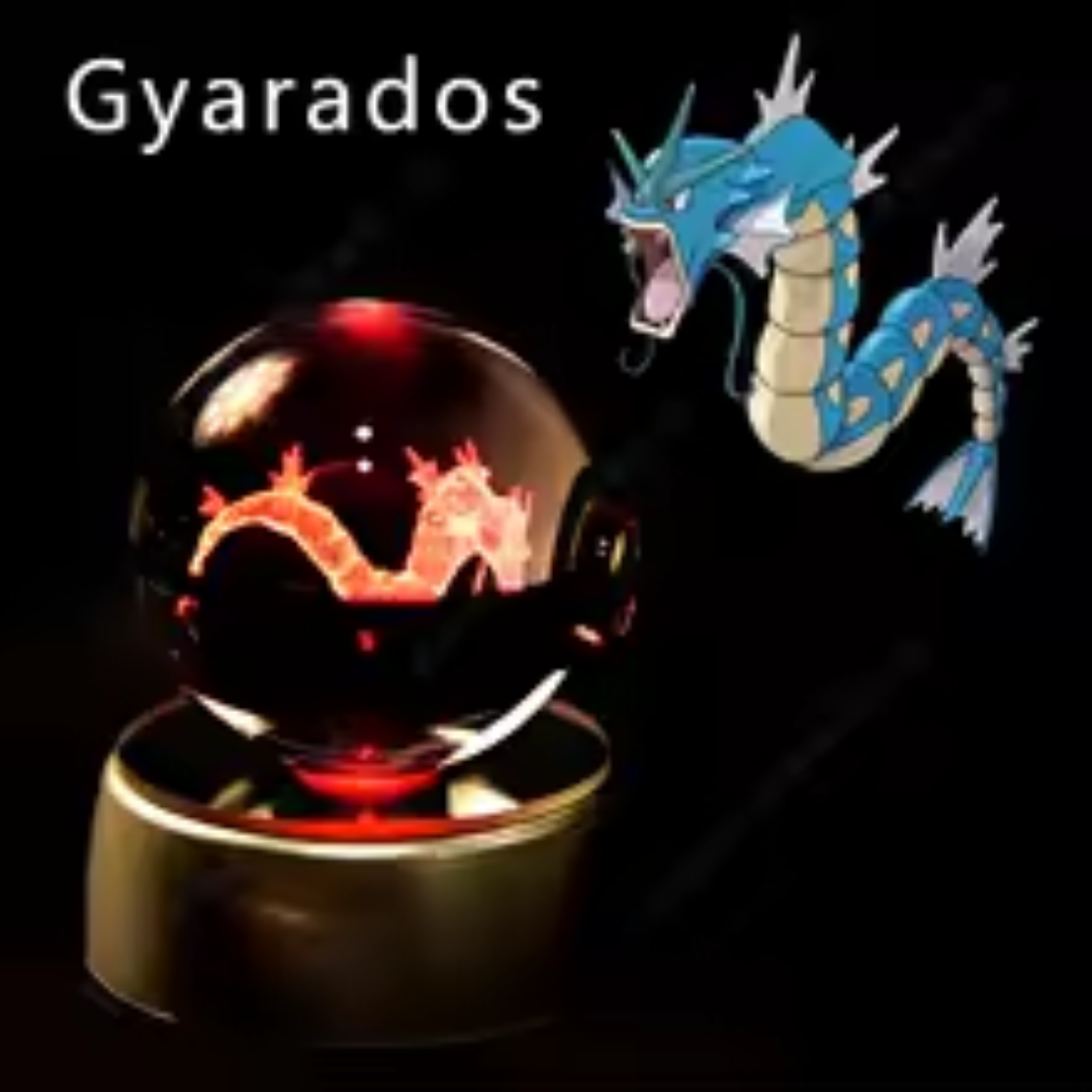 Orbes de Pokémon en 3D con RGB