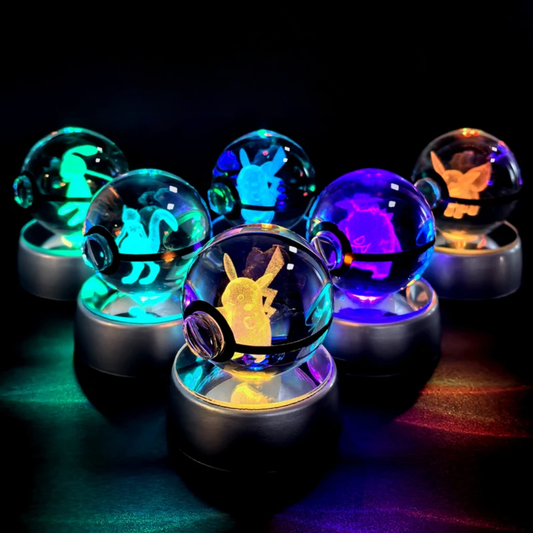 Orbes de Pokémon 3D con RGB