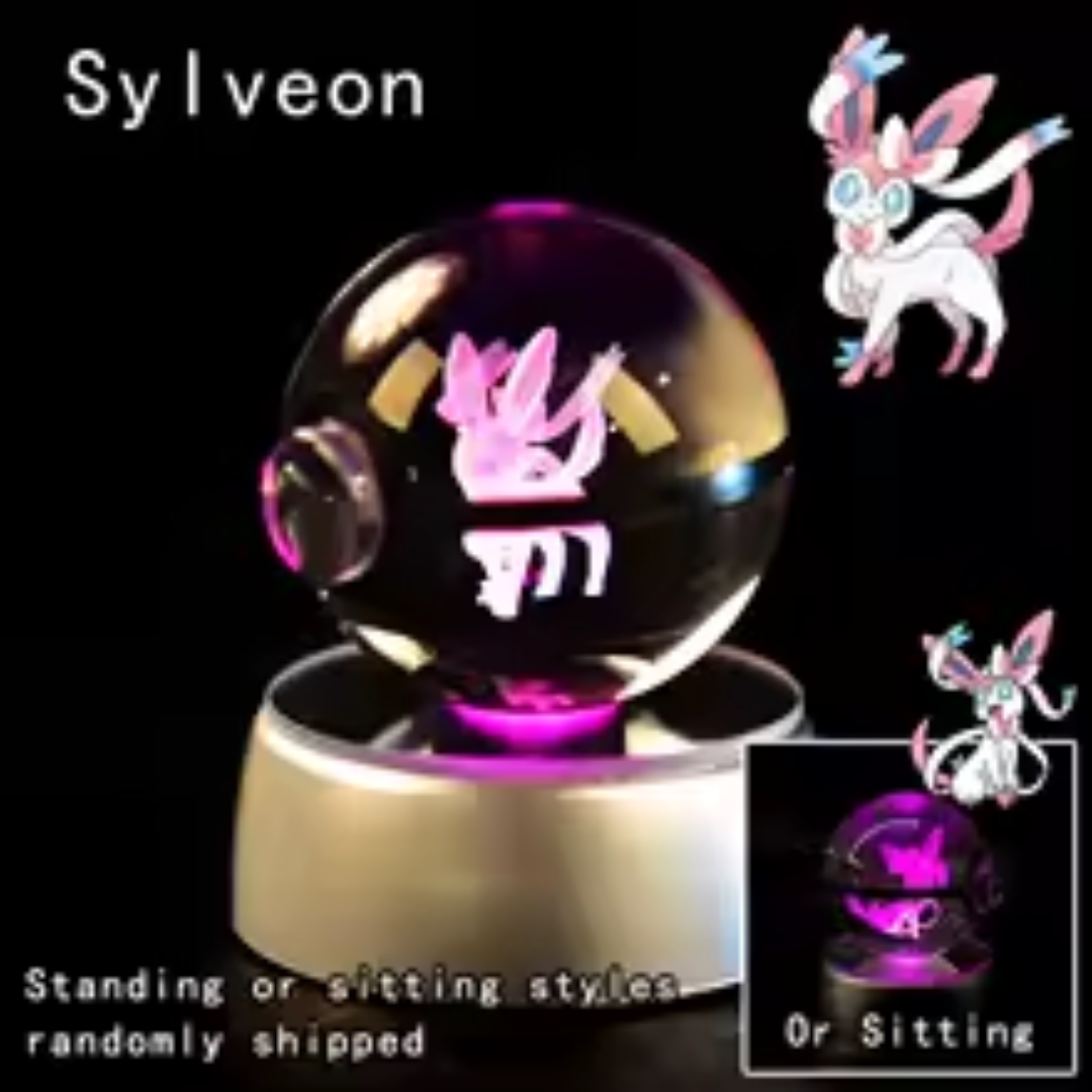 Orbes de Pokémon en 3D con RGB