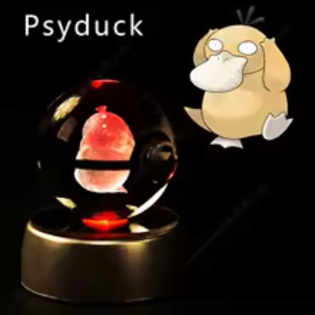 Orbes de Pokémon en 3D con RGB