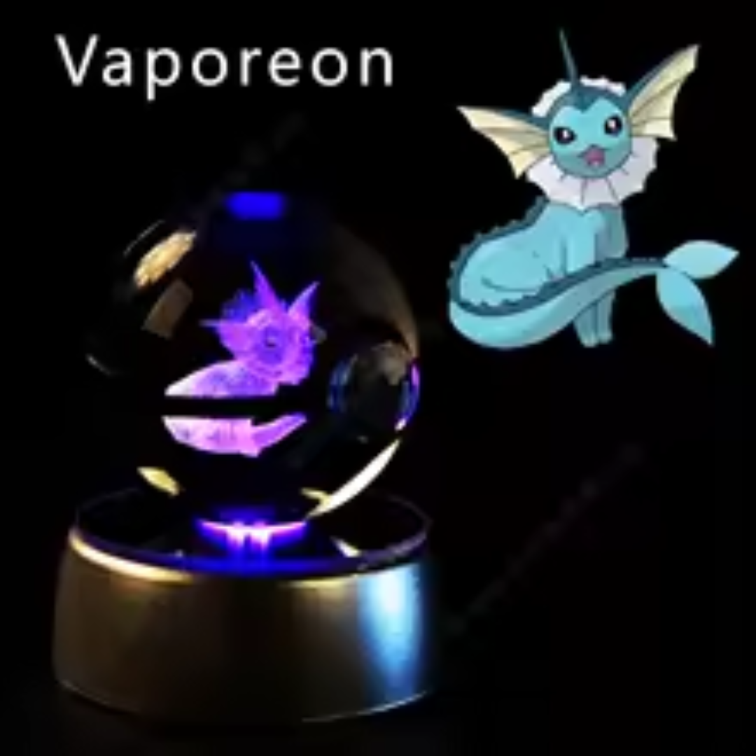 Orbes de Pokémon en 3D con RGB