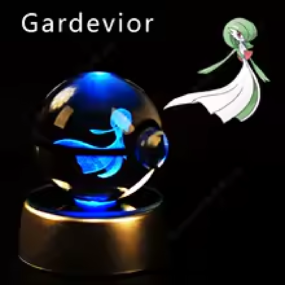 Orbes de Pokémon en 3D con RGB