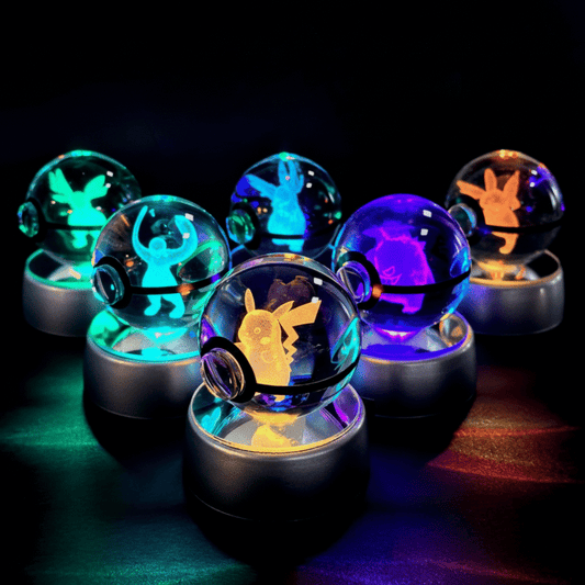 Orbes de Pokémon en 3D con RGB