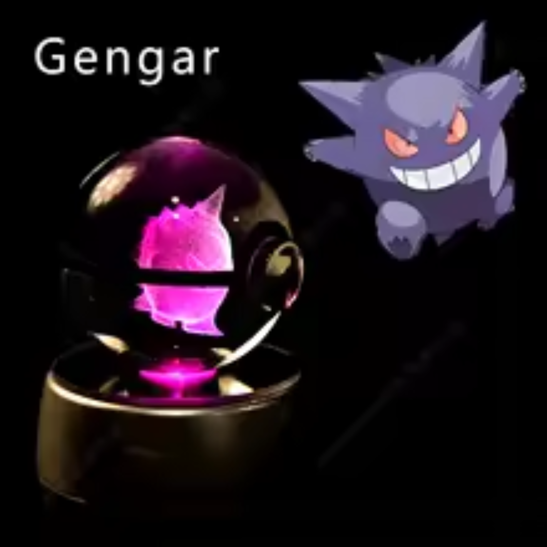 Orbes de Pokémon en 3D con RGB
