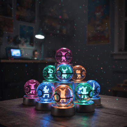 Orbes de Pokémon en 3D con RGB