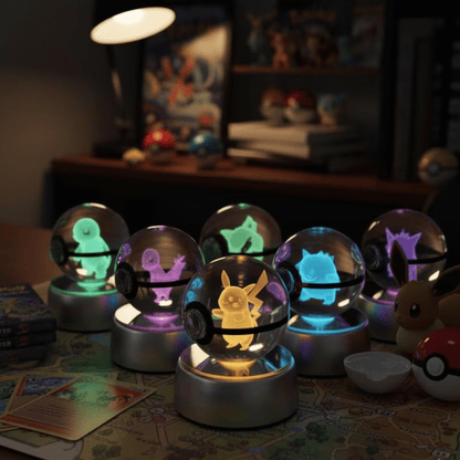 Orbes de Pokémon en 3D con RGB